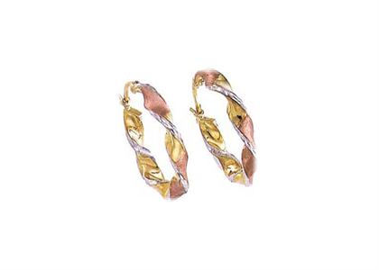 Tri Tone Plated | Fashion Earrings